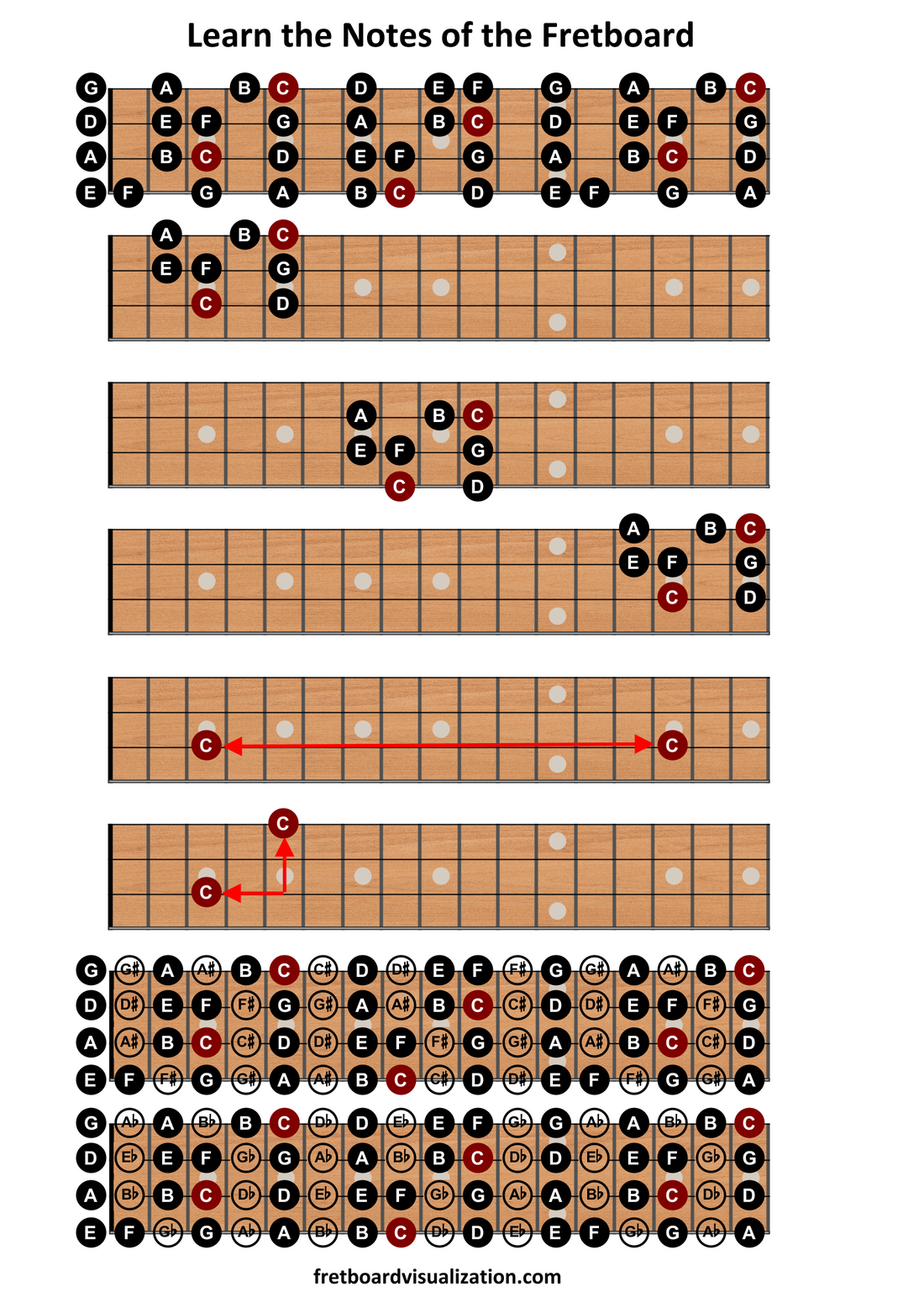 Learning the Notes of the Fretboard